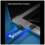 SPIGEN EB10015CC ESSENTIAL TYPE-C kábel 100W 150CM fekete