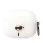 Karl Lagerfeld tok fehér KLAPRUNIKH Airpods Pro készülékhez