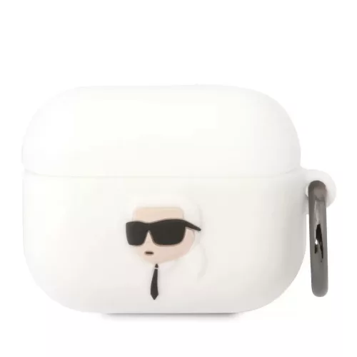 Karl Lagerfeld tok fehér KLAPRUNIKH Airpods Pro készülékhez