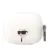 Karl Lagerfeld tok fehér KLAPRUNIKH Airpods Pro készülékhez