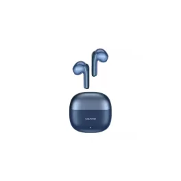   Usams XH03 bluetooth fülhallgató SZTEREO (v5.1, TWS, mikrofon, zajszűrő + töltőtok) SÖTÉTKÉK (BHUXH03)