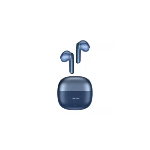 Usams XH03 bluetooth fülhallgató SZTEREO (v5.1, TWS, mikrofon, zajszűrő + töltőtok) SÖTÉTKÉK (BHUXH03)