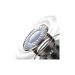 USAMS Bluetooth 5.3 fejhallgató TWSX-Don Series Dual mic ENC vezeték nélküli fekete BHUXD01