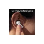 USAMS Bluetooth 5.3 fejhallgató TWSX-Don Series Dual mic ENC vezeték nélküli fekete BHUXD01