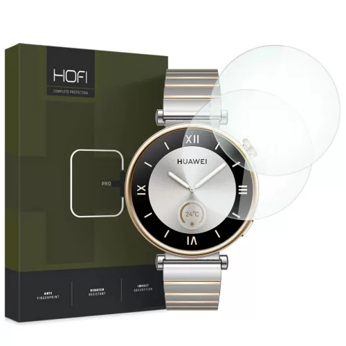 Hőkezelt kijelzővédő HOFI GLASS PRO+ 2-PACK HUAWEI WATCH GT 4 (41 MM) készülékhez átlátszó