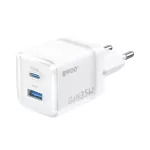 BWOO GaN fali töltő CDA222 PD 35W 1 x USB, 1 x USB-C, fehér