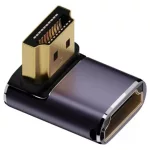 HDMI adapter készlet 4smarts 8K, 4 db – felfelé, lefelé, oldalsó, kábelcsatlakozó, szürke