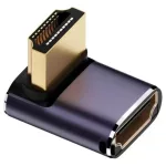 HDMI adapter készlet 4smarts 8K, 4 db – felfelé, lefelé, oldalsó, kábelcsatlakozó, szürke