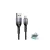 USAMS Fonott kábel U55 2A micro USB 1 db U55 készülékhez 1m SJ450ZJ01 (US-SJ450) SJ450USB fekete
