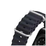 DUX DUCIS OCEAN WAVE szilikon szíj Apple Watch 38/40/41 mm készülékhez grafit
