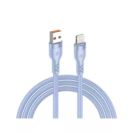 T-PHOX BOLD USB/Lightning 3A kábel égkék