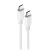 Maxlife MXUC-05 USB-C–USB-C kábel 1,0 m 100W fehér