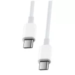Maxlife MXUC-05 USB-C–USB-C kábel 1,0 m 100W fehér