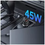 TECH-PROTECT CC03 2-PORT autós töltő PD 45W / QC3.0 fekete