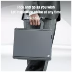 Nillkin Bumper GO billentyűzetes tok (Backlit Version) – iPad Pro 12.9 2020/2021/2022 és iPad Air 13 2024/2025 készülékhez fekete