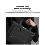 Nillkin Bumper GO billentyűzetes tok (Backlit Version) – iPad Pro 12.9 2020/2021/2022 és iPad Air 13 2024/2025 készülékhez fekete