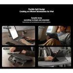 Nillkin Bumper GO billentyűzetes tok (Backlit Version) – iPad Pro 12.9 2020/2021/2022 és iPad Air 13 2024/2025 készülékhez fekete