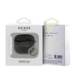 Guess 4G Script PC/PU Charm tok AirPods 4 készülékhez barna