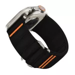 TECH-PROTECT NYLON SLIP Apple Watch 8/9/10/11/SE/ULTRA készülékhez tok (44/45/46/49 MM) fekete
