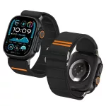 TECH-PROTECT NYLON SLIP Apple Watch 8/9/10/11/SE/ULTRA készülékhez tok (44/45/46/49 MM) fekete
