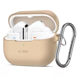   TECH-PROTECT szilikon fülkampó Samsung Galaxy Buds 3 / 3 FE / 3 PRO készülékhez latte barna