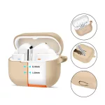 TECH-PROTECT szilikon fülkampó Samsung Galaxy Buds 3 / 3 FE / 3 PRO készülékhez latte barna