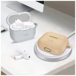 TECH-PROTECT szilikon fülkampó Samsung Galaxy Buds 3 / 3 FE / 3 PRO készülékhez latte barna