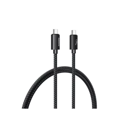 Remax Ladon Series 240W RC-C039 USB 4.0 USB-C/USB-C kábel 1 m, fekete