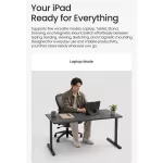 Nillkin Bumper Combo PRO billentyűzetes tok háttérvilágítással iPad 10,9"/11" 2025 készülékhez, fekete