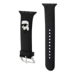 Karl Lagerfeld Karl Head NFT Óra Szíj for Apple Watch 38/40/41 készülékhez fekete
