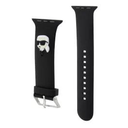   Karl Lagerfeld Karl Head NFT Óra Szíj for Apple Watch 38/40/41 készülékhez fekete