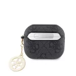 Guess 4G Script PC/PU Charm tok AirPods 3 készülékhez fekete