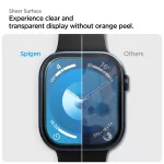 Hydrogel kijelzővédő SPIGEN Elite Shield "EZ FIT" 2-PACK APPLE WATCH 10/11 (42 MM) készülékhez átlátszó