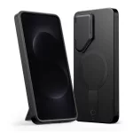 TECH-PROTECT Kevlar Aura MagSafe tok Samsung Galaxy S26 készülékhez fekete/narancs