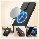 TECH-PROTECT Kevlar Aura MagSafe tok Samsung Galaxy S26 készülékhez fekete/narancs