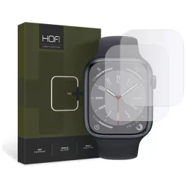   Hidrogél védőfólia HOFI Hydroflex Pro+ 2-PACK Apple Watch 6/7/8/9/SE 1/2/3 (44/45 MM) készülékhez átlátszó