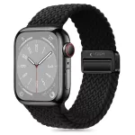 Tech-Protect NYLONMAG óraszíj Fekete, Apple Watch 42mm (S1-S3) / 44mm / 45mm / 46mm / 49mm készülékhez