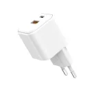Setty LSGaN-AC-200 20W fali töltő USB-A + USB-C fehér