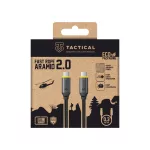 Tactical Fast Rope Aramid 2.0 kábel USB-C/USB-C 0.3m