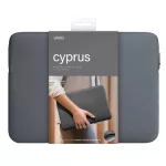 UNIQ bag Cyprus 16" laptop tok vízálló neopré onyx
