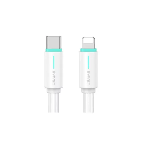 USAMS USB-C/Lightning kábel 1m SJ73530W YU Series SJ735USB02 (US-SJ735) fehér