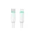 USAMS USB-C/Lightning kábel 1m SJ73530W YU Series SJ735USB02 (US-SJ735) fehér