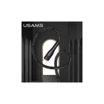 USAMS Braided U41 Lightning kábel 1m 2A SJ391USB01 (US-SJ391) Fast Charge fekete