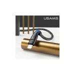 USAMS Braided U41 Lightning kábel 1m 2A SJ391USB01 (US-SJ391) Fast Charge fekete