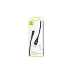 USAMS Braided U41 Lightning kábel 1m 2A SJ391USB01 (US-SJ391) Fast Charge fekete