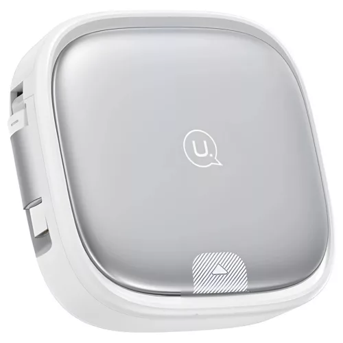 USAMS 3in1 bővíthető kábel BoxMicroUSB/USB-C/Lightning csatlakozókkal, 60W, SJ650USB02, ezüst