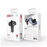 XO BCC02 FM-adó és Bluetooth MP3 autós töltő 15W fekete