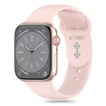 TECH-PROTECT szilikon tok Apple Watch 8/9/10/11/SE készülékhez (40/41/42 MM) világos rózsaszín