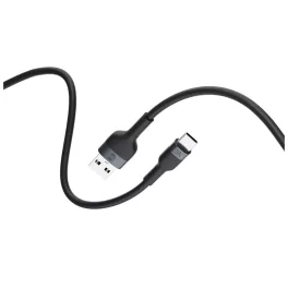 Forever Flexible USB–USB-C kábel 1,0 m 3A fekete