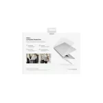 UNIQ Claro Bookcase tok MacBook Air 13 (2022) készülékhez matte clear galambszürke